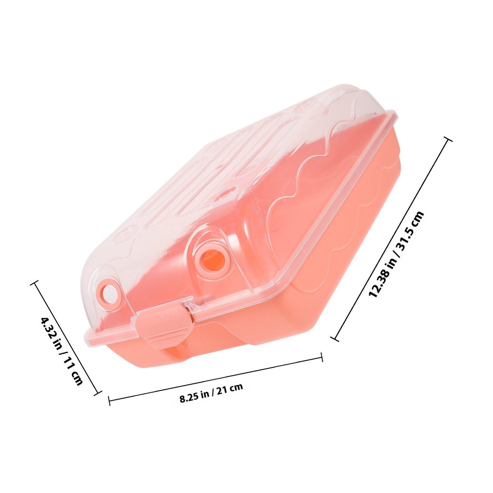 

Clear Shoe Box Storage Plastic Stackable Storage Organizer Box for Sneakers Home Dorm Bedroom Shoe Display Case розовый