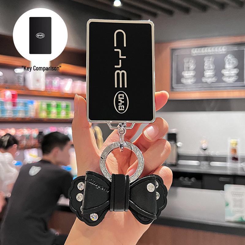 BYD Car Key Case for Han EV, Tang, Dmi, Song Pro, Qin Plus, Dolphin, Yuan, Seal N FC Shell Buckle