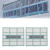 Antibacterial Air Conditioner Filter Screen Plastic Replacement Air Conditioner Mesh Office Indoor