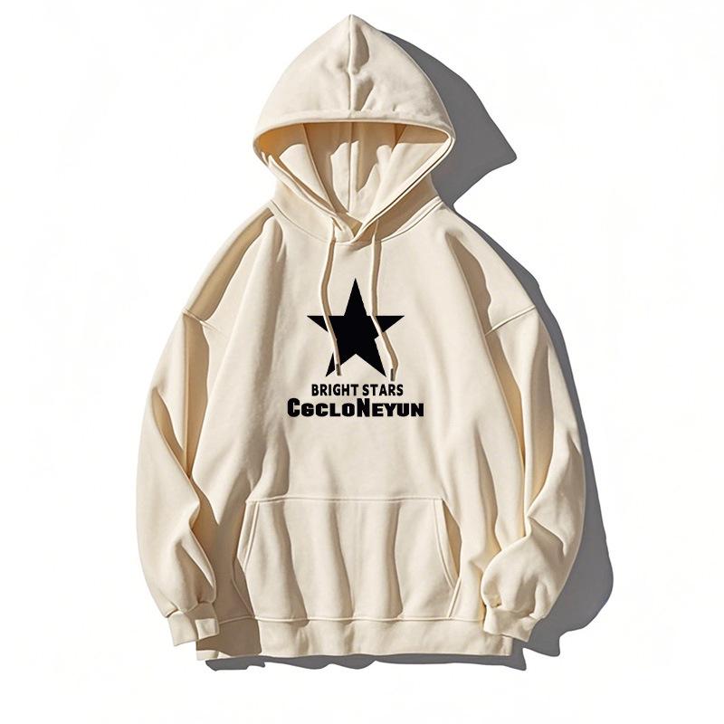 Мужское худи оверсайз из плотного материала с цветочным дизайном - Серое XXL 1769₽