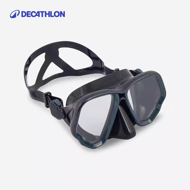 Decathlon Wide View Silicone Diving Mask L