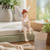 Intricate Design Fairy Ornament Flower Ornaments, Beautiful And Fine Carving Figurines, Vibrant Color Filling Decor Resin Sculpture for