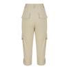 Women's Capris Cargo Joggers Mid Rise Cropped Cargo Pants Summer Quick Dry Hiking Pants with Multi Pockets