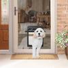 Enjoying Dog Door for Screen Door, Black, 11"x13" Opening, Doggie Door for Sliding Door, Screen Door with Pet Door Built in, Magnetic Swing Flap,