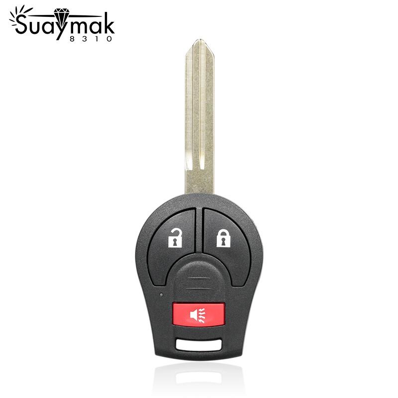 [SUAYMAK] 3/4 Pulsante 315M/433HZ Chiave A Distanza Dell'automobile Per Nissan Keyless Entry 46 Chip Fob Trasmettitore CWTWB1U751 TWB1U761