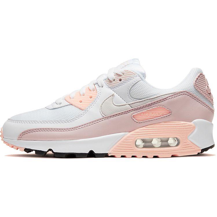 

Женские кроссовки Nike Air Max 90 Barely Rose белые платинового оттенка CT1030-101