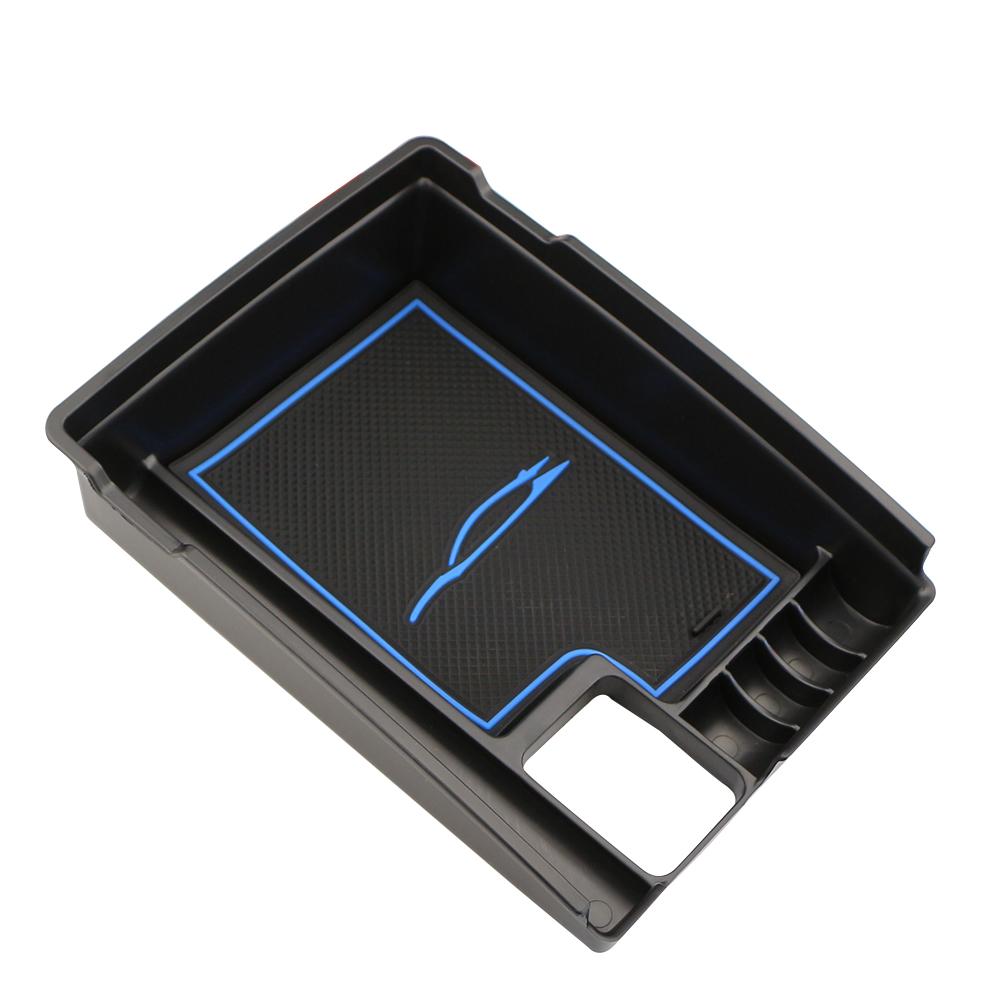 

ABS Car Central Storage Pallet Armrest Container Box Case for Nissan X-trail X Trail T32 Rogue 2014 - 2022 Accessories синий
