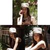 Sunflower Print Vintage Headscarf For Women Hip Hop Street Style Summer Accessory