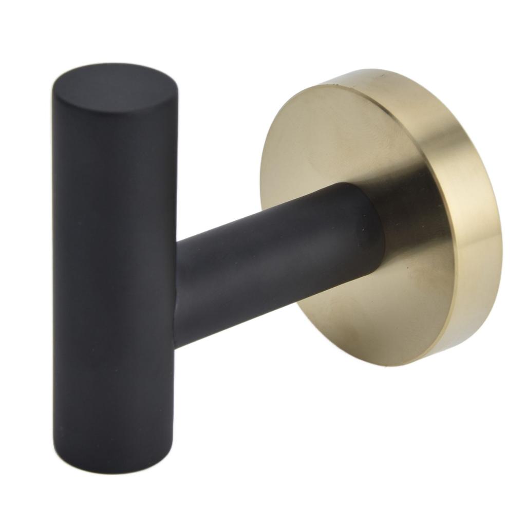 Towel Bar 4 Protective Layers Elegant Style Black Gold Bath Accessories for Kitchen Hotel