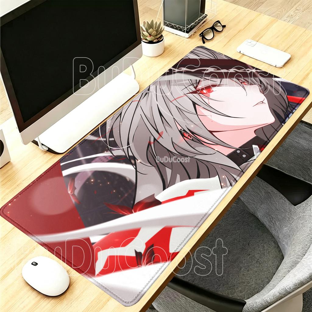 Honkai Star Rail HSR Acheron Mouse Pad Rug HD Printing Desk Mat Anime Cute Girl Gaming Office Keyboard Anime Large Game Mousepad