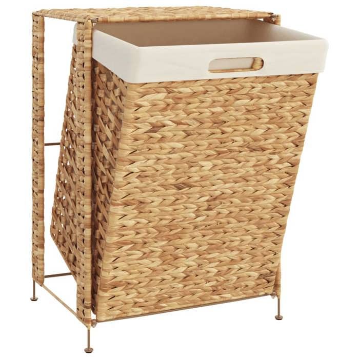 VidaXL Laundry Basket 44x34x64 Cm Water Hyacinth 355186