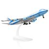 1/300 20CM Scala Aereo 747 Air Force One Giocattoli Ragazzo Metallo Pressofuso Kit Modello Aereo (con Stand) Regalo Collezionabile per Appassionato di Aviazione