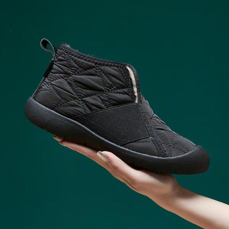 Non-slip snow boots women's 2025 new winter women's shoes short boots integrated with fleece and thickened thermal cotton shoes
