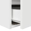 Wall Mounted Nightstand White 38 x 34 x 40 cm