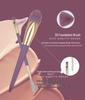 Purple Sweet Potato 9-Piece Makeup Brush Set - Synthetic Fibers for Eyeshadow, Foundation & Powder