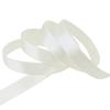 (25 Yards/Rolle)12mm Cremeweiß einseitiges Satinband Band Dekoration Geschenk Weihnachtsband