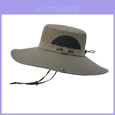 Summer Mens Wide Brim Fisherman Hat With Sun Protection For Outdoor Activities And Travel