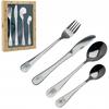 CHILDREN'S CUTLERY SET STEEL SPOON FORK KNIFE SPOON 4 pcs.