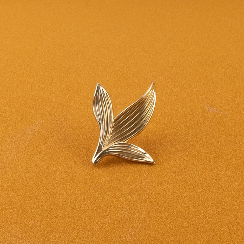 Petal Shaped, Single Hole Handle, Antique, New Chinese Style, Zinc Alloy, Small Handle, Light Luxury, Cabinet Door Drawer, Shaped Handle