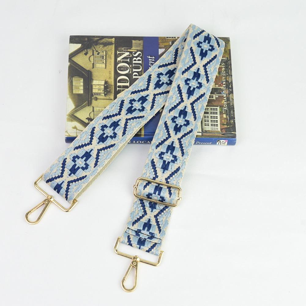 Nylon Crossbody Bag Strap Detachable Adjustable Shoulder Bag Belts Replacement Diamond Pattern Messenger Bags Strap