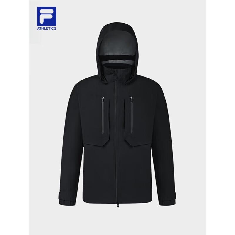 FILA Men's 2025 Spring Loose Hooded Fitness Jacket