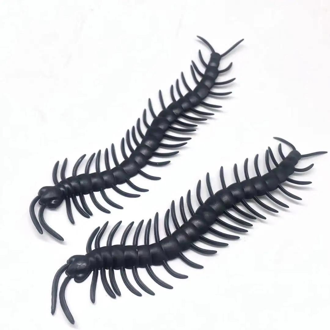 

10Pcs Spoof Interaction Plaything Super Big Lifelike Fake Centipede Plaything Playful Prank Novelty Gift For Halloween Scary Jokes Toys
