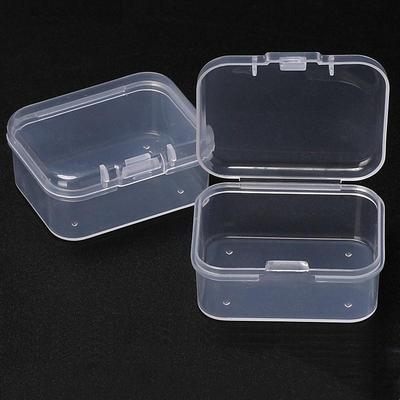 Transparente Aufbewahrungsbox aus Kunststoff mit Deckel für Kleinteile und tragbare Kleinigkeiten