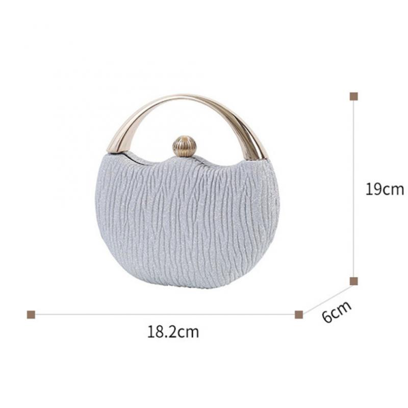 Wedding Clutch Bag Handbags For Women Round Shoulder Bag Female Small Party Evening Clutch Bag Purse Sac A Main