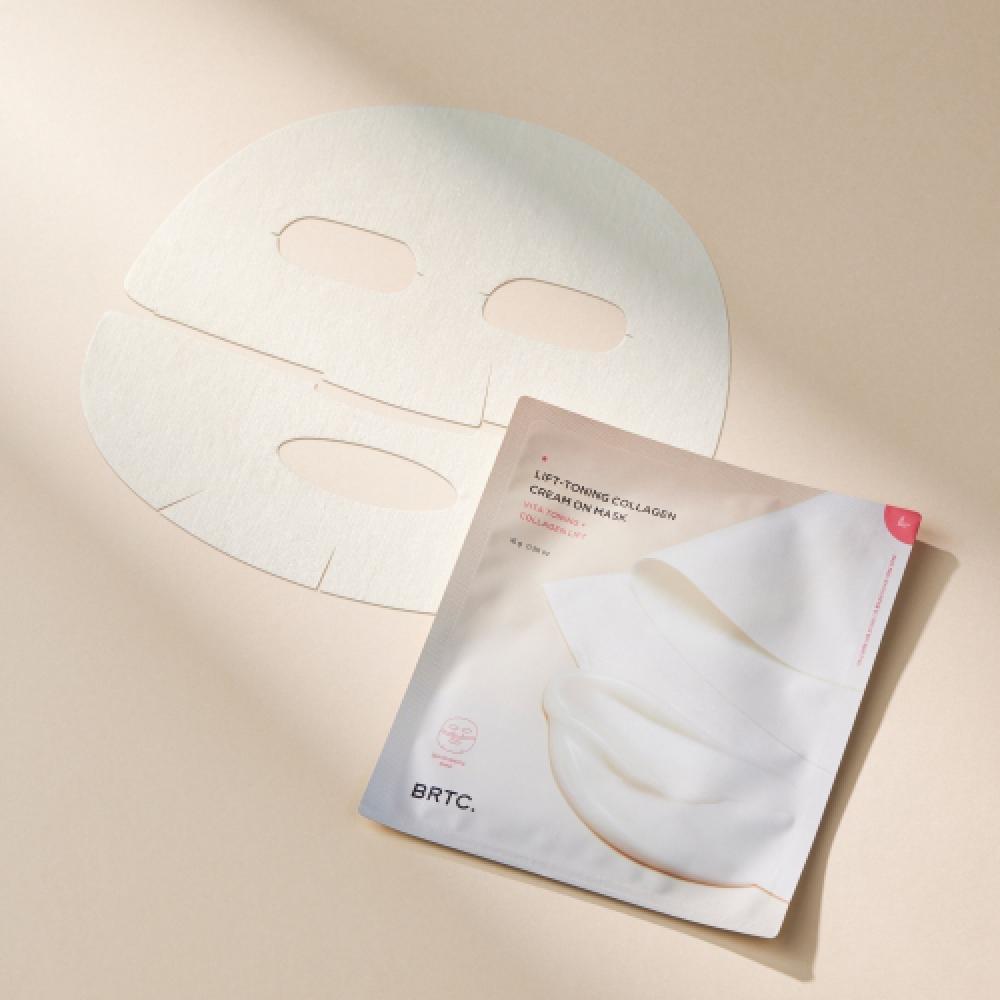 Brtc Lift TOning Collagen Cream On Mask Pack 5 Sheets