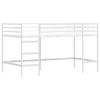 Kids Loft Bed White 79.5 X 200 Cm Steel