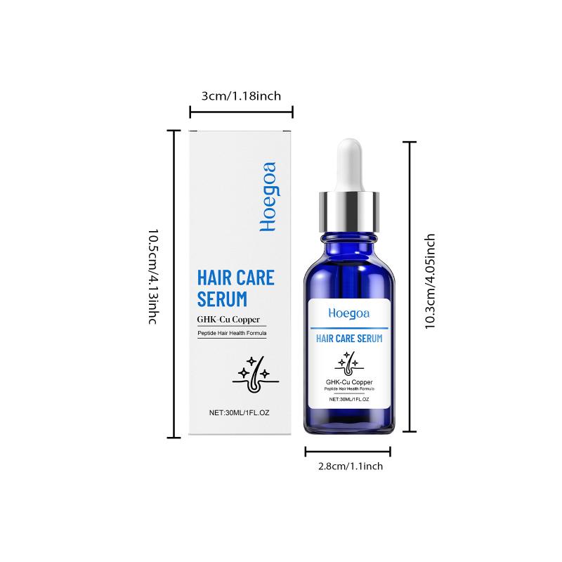 Sérum Capilar de Péptidos de Cobre Para Cuidado Diario Hidratación del Cuero Cabelludo Cabello Suave Y Reparación de Raíces Adecuado Para Todos los Tipos de Cabello