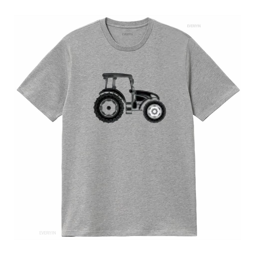 THIS IS A TRACTOR Classic Womens T Shirt White vintage Washed Unisex Comfortable Stylish Soft Stretched Breathable