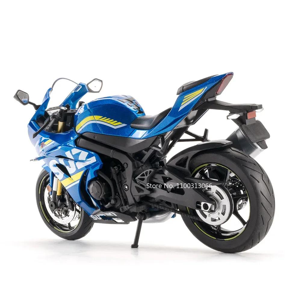 1:9 R1M SUZUKI GSX-1000R Motorcycles Toys Alloy Cars Models Rubber Tires Miniature Vehicle Light Motorcycles Kids' Edutainment