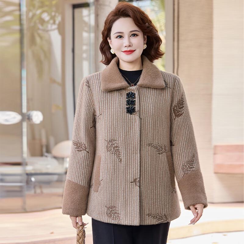Rong Hua Women's Plush-Lined Winter Jacket