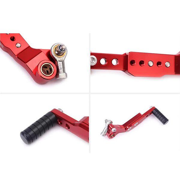 Silberne Aluminiumlegierung Verstellbarer Schalthebel für DR300 Mod Zubehör