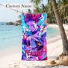 Hisoka Custom Name Printed Beach Towel Personalized Soft Towel For Swimming Beach Travel