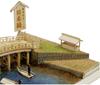 Woody Joe Stations of the Wooden Model Assembly Kit Fifty-three Tokaido Nihonbashi, (Diorama)