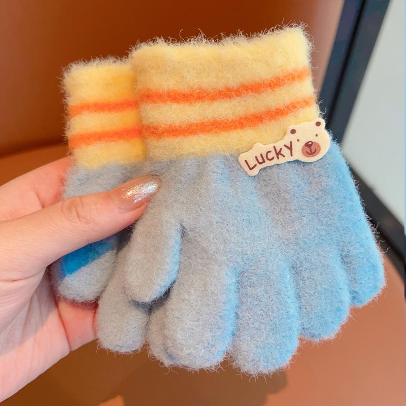 

Warm Winter Gloves for Toddlers: Cute, Thick, Five-Finger Design for Boys and Girls Ages 1-3
