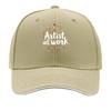 Artist At Work Brush Print Sandwich Baseball Cap