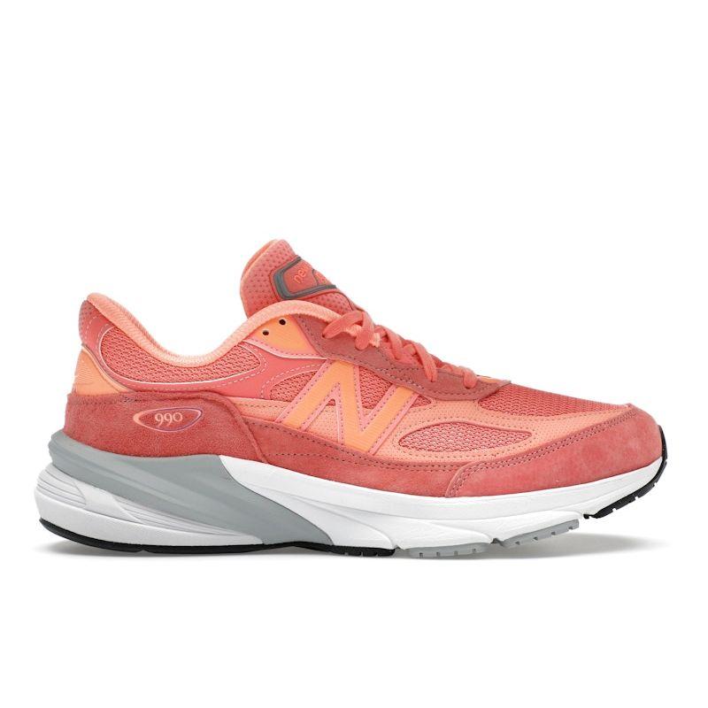 New Balance 990v6 Сделано в США Лососевый Унисекс Кроссовки Розовый U990SR6 42.5