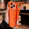 Matte for  Lanyard Case for For Iphone 17 16 Pro Max 14 1 Plus 11 12 13 Air Hand Wrist Strap Airbag Bumper Shockproof Cover