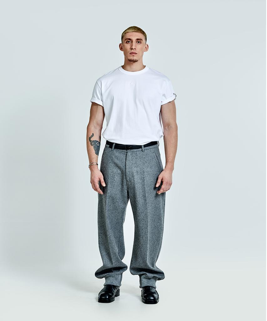 51Peosenteu Wool Pants - Grey