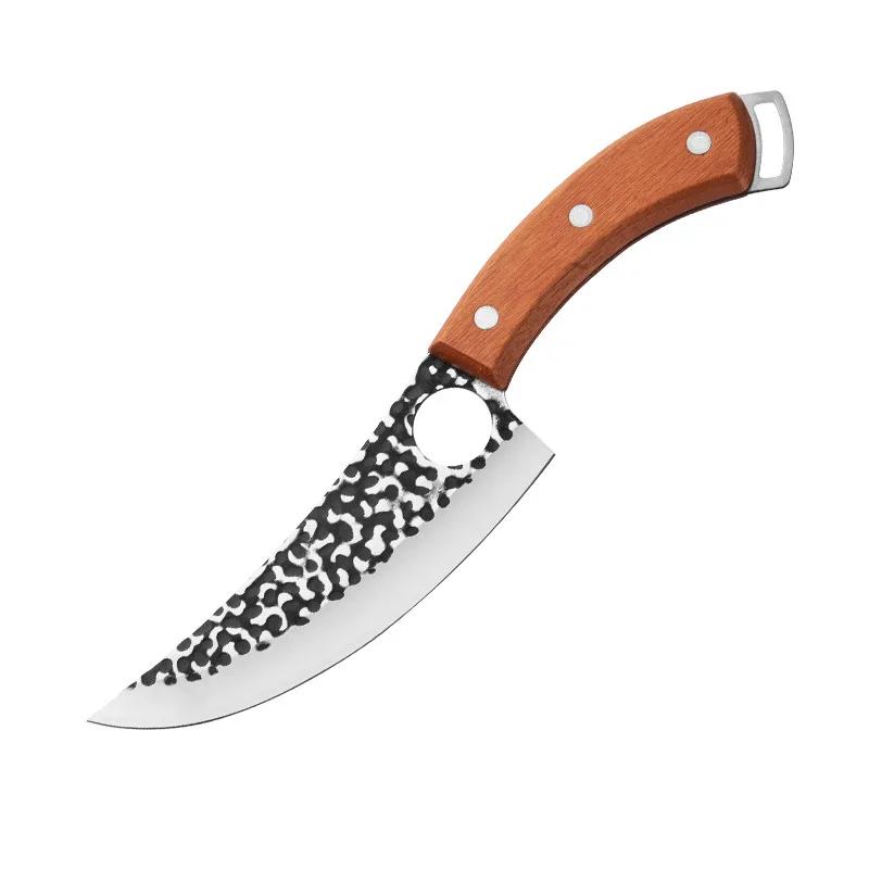 5.5" Kitchen Knife Professional Boning Knife Forged Stainless Steel Outdoor Cleaver Knife for Meat Vegetables Chef Knife