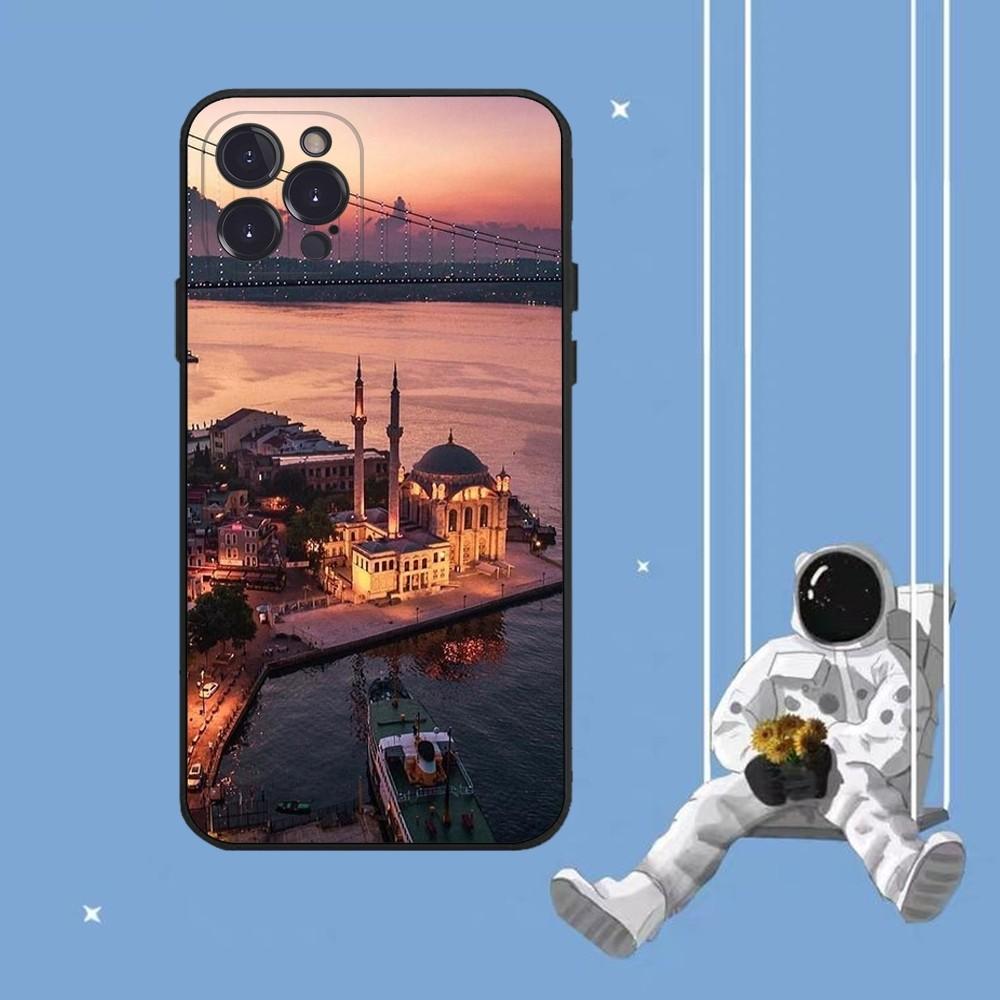Turkey Istanbul Scenery Phone Case For iPhone 14 11 12 13 Mini Pro XS Max Cover 6 7 8 Plus X XR SE 2020 Funda Shell