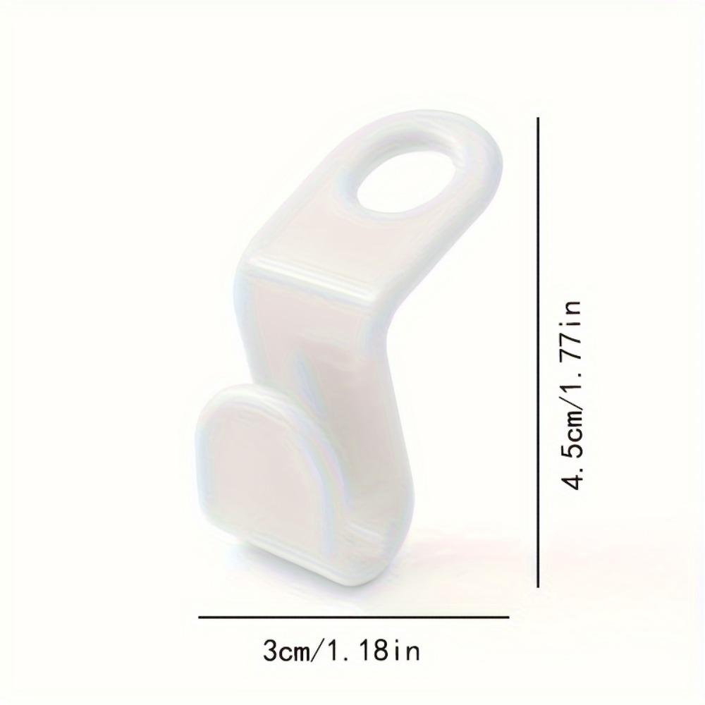 10 Stück Kleiderbügel Verbindungs-Haken Laden Kleiderschrank Platzsparendes Aufbewahrungsartefakt Stapelbar Hängender Kleiderbügel Stapelbarer Kleiderhaken