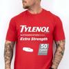 Rotes Tylenol Medizin Halloween Kostüm Baumwollhemd Apotheker Cosplay T-Shirt Autismus Bewusstsein Shirts Parodie T-Shirt Mode T-Shirts