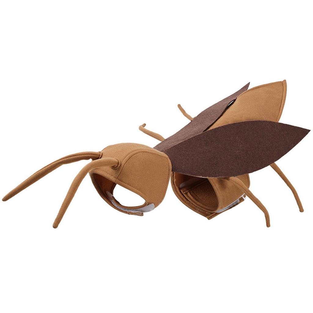 Halloween Roach Costume - Fun Pet For Cats & Dogs, Cute & Unique Animal Outfit For Party,perfect For Spooky Pet-owner Coordination