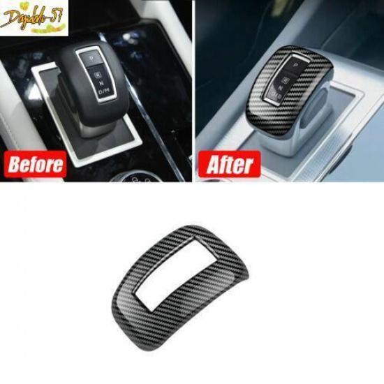 For Mitsubishi Outlander - Car Gear Shift Knob Cover Trim Carbon Fiber