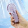 New Handheld/Stand Usb Rechargeable Portable Handheld Fan Cute Plastic Design Dual Use Summer Cooling Fan For Kids & Adults