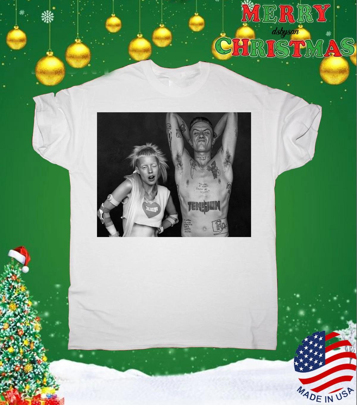 Men s and Women s T-shirts Ninja N Yolandi Visser Die Antwoord HIP HOP T-shirt White Unisex S-5Xl XXL